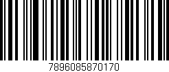 Código de barras (EAN, GTIN, SKU, ISBN): '7896085870170'