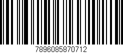 Código de barras (EAN, GTIN, SKU, ISBN): '7896085870712'