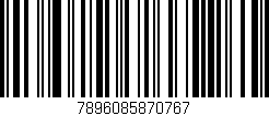 Código de barras (EAN, GTIN, SKU, ISBN): '7896085870767'
