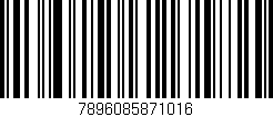 Código de barras (EAN, GTIN, SKU, ISBN): '7896085871016'