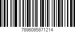 Código de barras (EAN, GTIN, SKU, ISBN): '7896085871214'