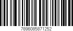 Código de barras (EAN, GTIN, SKU, ISBN): '7896085871252'