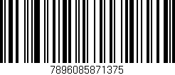 Código de barras (EAN, GTIN, SKU, ISBN): '7896085871375'