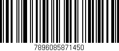 Código de barras (EAN, GTIN, SKU, ISBN): '7896085871450'