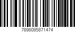 Código de barras (EAN, GTIN, SKU, ISBN): '7896085871474'