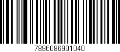 Código de barras (EAN, GTIN, SKU, ISBN): '7896086901040'