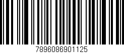Código de barras (EAN, GTIN, SKU, ISBN): '7896086901125'