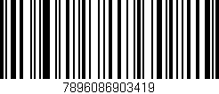 Código de barras (EAN, GTIN, SKU, ISBN): '7896086903419'
