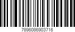 Código de barras (EAN, GTIN, SKU, ISBN): '7896086903716'