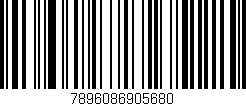 Código de barras (EAN, GTIN, SKU, ISBN): '7896086905680'