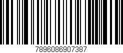 Código de barras (EAN, GTIN, SKU, ISBN): '7896086907387'