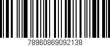 Código de barras (EAN, GTIN, SKU, ISBN): '78960869092138'
