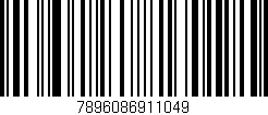 Código de barras (EAN, GTIN, SKU, ISBN): '7896086911049'