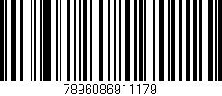 Código de barras (EAN, GTIN, SKU, ISBN): '7896086911179'