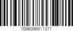 Código de barras (EAN, GTIN, SKU, ISBN): '7896086911377'