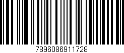 Código de barras (EAN, GTIN, SKU, ISBN): '7896086911728'