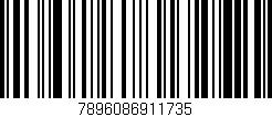 Código de barras (EAN, GTIN, SKU, ISBN): '7896086911735'
