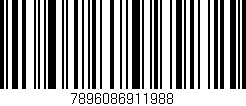 Código de barras (EAN, GTIN, SKU, ISBN): '7896086911988'