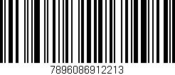 Código de barras (EAN, GTIN, SKU, ISBN): '7896086912213'