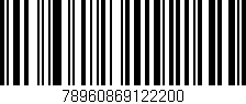 Código de barras (EAN, GTIN, SKU, ISBN): '78960869122200'