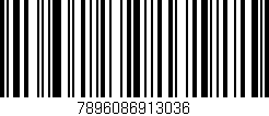 Código de barras (EAN, GTIN, SKU, ISBN): '7896086913036'