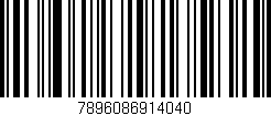 Código de barras (EAN, GTIN, SKU, ISBN): '7896086914040'