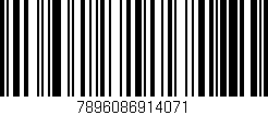 Código de barras (EAN, GTIN, SKU, ISBN): '7896086914071'