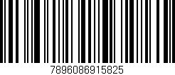 Código de barras (EAN, GTIN, SKU, ISBN): '7896086915825'