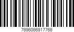 Código de barras (EAN, GTIN, SKU, ISBN): '7896086917768'