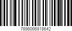 Código de barras (EAN, GTIN, SKU, ISBN): '7896086918642'