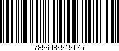 Código de barras (EAN, GTIN, SKU, ISBN): '7896086919175'