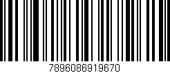 Código de barras (EAN, GTIN, SKU, ISBN): '7896086919670'
