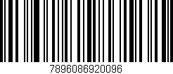 Código de barras (EAN, GTIN, SKU, ISBN): '7896086920096'