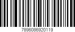 Código de barras (EAN, GTIN, SKU, ISBN): '7896086920119'