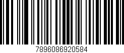Código de barras (EAN, GTIN, SKU, ISBN): '7896086920584'