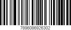 Código de barras (EAN, GTIN, SKU, ISBN): '7896086926302'
