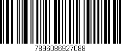Código de barras (EAN, GTIN, SKU, ISBN): '7896086927088'