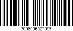 Código de barras (EAN, GTIN, SKU, ISBN): '7896086927095'