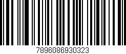 Código de barras (EAN, GTIN, SKU, ISBN): '7896086930323'