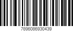 Código de barras (EAN, GTIN, SKU, ISBN): '7896086930439'