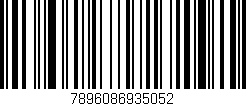 Código de barras (EAN, GTIN, SKU, ISBN): '7896086935052'
