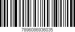 Código de barras (EAN, GTIN, SKU, ISBN): '7896086936035'