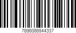 Código de barras (EAN, GTIN, SKU, ISBN): '7896086944337'