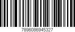Código de barras (EAN, GTIN, SKU, ISBN): '7896086945327'