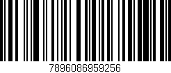 Código de barras (EAN, GTIN, SKU, ISBN): '7896086959256'