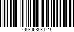 Código de barras (EAN, GTIN, SKU, ISBN): '7896086960719'