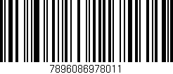 Código de barras (EAN, GTIN, SKU, ISBN): '7896086978011'