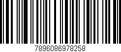 Código de barras (EAN, GTIN, SKU, ISBN): '7896086978258'