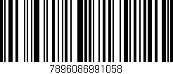 Código de barras (EAN, GTIN, SKU, ISBN): '7896086991058'
