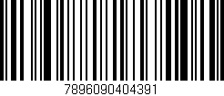 Código de barras (EAN, GTIN, SKU, ISBN): '7896090404391'